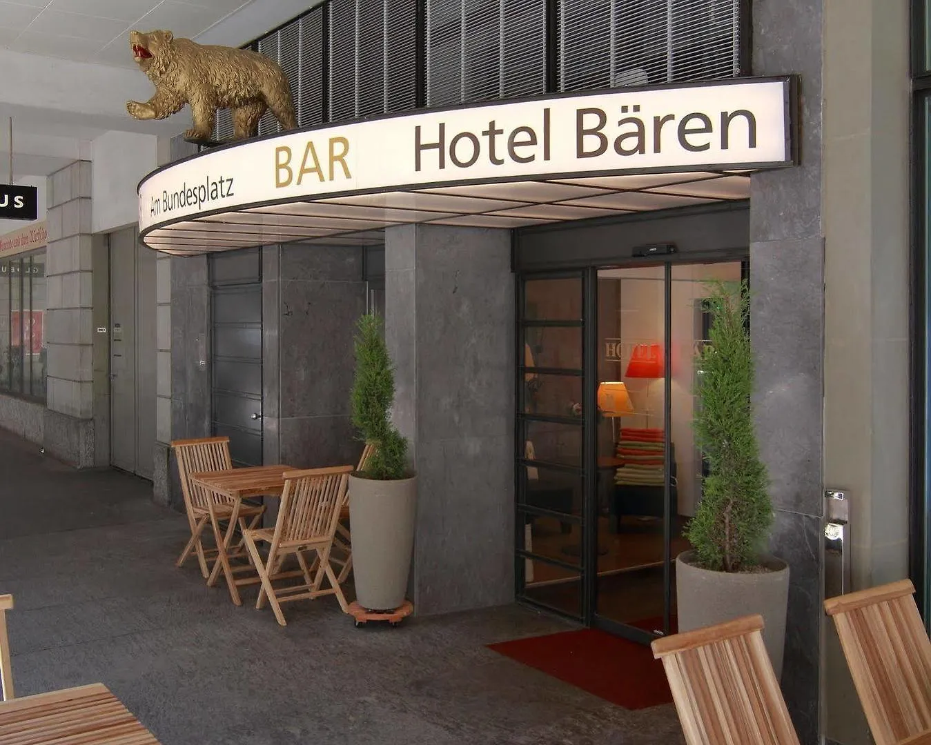 Hotel Baeren Am Bundesplatz Bern Švýcarsko